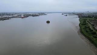 Thamesmead and the Thames Via Drone [upl. by Allerus456]