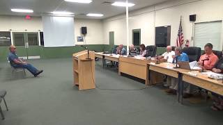 Carrabelle City Commission Special Meeting October 25 2018 [upl. by Anawak693]