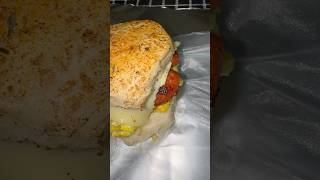 Breakfast Sandwich To Go 🔥 food foodie [upl. by Sisenej360]