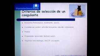 Selección de Cuajos  Coagulación en la Elaboración de Quesos Parte 2 [upl. by Eimorej]