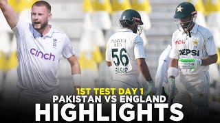 Full Highlights  Pakistan vs England  1st Test Day 1 2024  PCB  M3G1K [upl. by Sidnak]