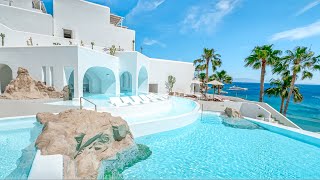 Mykonos Blu Grecotel  The Most Stunning Hotel in Mykonosfull tour in 4K [upl. by Duffy]