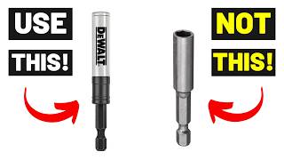 DRIVE SCREWS WITH EASE Most People Dont Know The DifferenceBit HoldersNut Drivers [upl. by Angele]