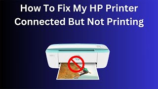 HP Deskjet 3755 Not Printing Issue  Printer Connected But Not Printing [upl. by Etnwahs]