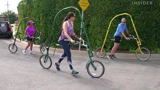 GlideCycle Weightless Run Bike with 11 Million Viral Views Allows People With Injuries to Run [upl. by Daniel]