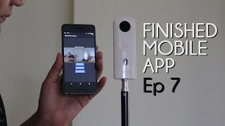 Getting camera image to display in the mobile app RICOH THETA SC2 Development Ep 7 [upl. by Payne25]