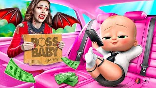 Das BOSS BABY Besitzt eine Adoptionsagentur Die Meerjungfrau und Vampir haben Baby Boss Adoptiert [upl. by Yerhpmuh]