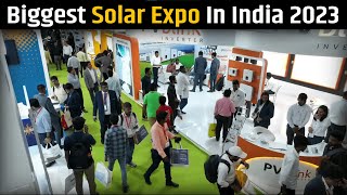 Renewable Energy Expo India 2023  Biggest Solar Exhibition in India [upl. by Attela]