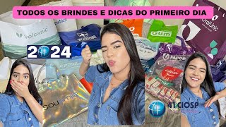 CIOSP 2024  Todos os Brindes que peguei no Primeiro Dia  Dicas ciosp vlog odontologia [upl. by Eoj605]