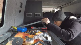 VW T6 Campervan Build  Condensed Version [upl. by Backler793]