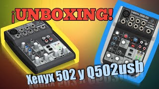 Behringer 502 y Q502 Usb ¡¡UNBOXING EN ESPAÑOL 🎧 [upl. by Drageruaeb]