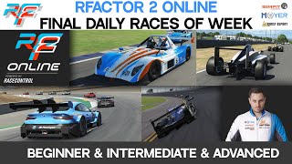 rFactor 2 Online  Daily Races [upl. by Madid]