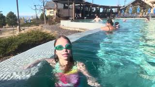 Awesome pool view and video at the Gaylord Rockie resort hotel in Denver Colorado [upl. by Setsero]