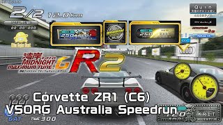 WMMT6R Corvette ZR1 C6 VSORG Australia Speedrun [upl. by Wehtta]