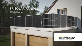 Photovoltaiksysteme friSolar vertical  Railing [upl. by Killarney889]