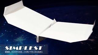 EASY PAPER AIRPLANE for KIDS  How to make a paper airplane that Flies FAST amp FAR  Simplest [upl. by Keynes]