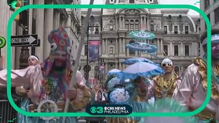 Mummers hit the streets for annual New Years parade in Philadelphia [upl. by Sarah]