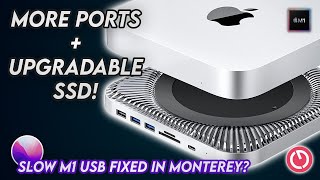 Upgradable SSD  More Ports for your M1 MAC MINI Elecife USBC Dock Review [upl. by Clerk]