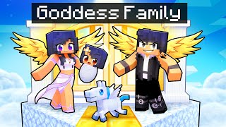 Having a GODDESS FAMILY in Minecraft [upl. by Lipkin]