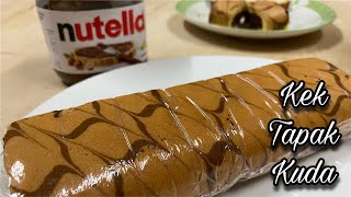 Resepi Kek Tapak Kuda Nutella Viral [upl. by Etolas]