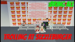 PHOTOBOMBING THE CELEBRATION PHOTO AT THE END OF SIZZLEBURGER TRAININGS  ROBLOX CAFE TROLLING [upl. by Acysej]