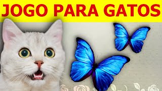 Jogo Para Gato  Borboleta Na Tela Super Divertido 🦋 [upl. by Labanna]