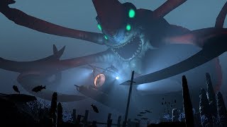 Subnautica Prawn Suit VS Reaper Leviathan [upl. by Aruasi743]