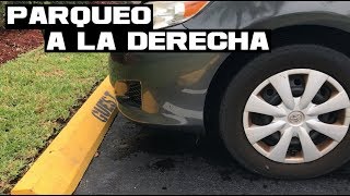 CLASES DE MANEJOCOMO PARQUEAR A LA DERECHA como estacionar un auto correctamente [upl. by Assirac]