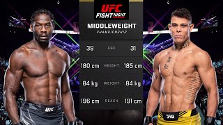 Jared Cannonier vs Caio Borralho Full Fight  UFC Fight Of The Night [upl. by Hewie]