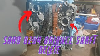 Saab B204 Balance Shaft Delete [upl. by Thomasa]