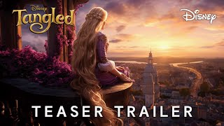 Tangled Live Action 2025  TEASER TRAILER  Disney amp Florence Pugh 4K  rapunzel trailer [upl. by Adnomal]