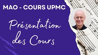 MUSIQUE Composition de MAO – Présentation des Cours à lUPMC Fac de Jussieu Sorbonne Universités [upl. by Enyamart]