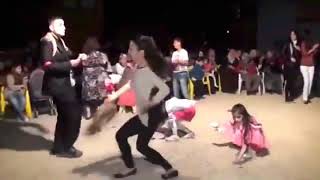 Beautiful Turkish Kolbasti Wedding Dance By A Girl [upl. by Koorb]