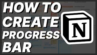 How To Create a Progress Bar In Notion [upl. by Liagibba]