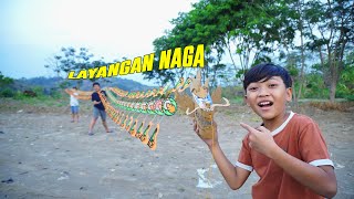 LAYANGAN NAGA MINI DITDIM PERTAMA NERBANGIN LAYANGAN MODEL GINI [upl. by Laureen]