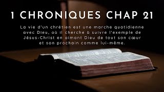 1 CHRONIQUES chapitre 21 Louis Segond [upl. by Regdirb]