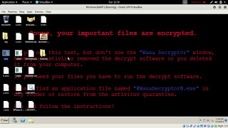 Live WannaCry ransomware infection in action [upl. by Cristin298]