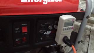 Energizer EZG 1300 Watt Generator Running Review [upl. by Onibas]