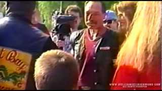 HELLS ANGELS  SONNY BARGER  INTERVIEW amp Coming Home Party 1994  Part 5 [upl. by Eimac]