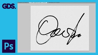 Create a Digital Signature in Adobe Photoshop Colour Range Tool amp Minimum Tool [upl. by Sherry]