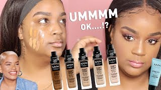 NYX  ALISSA ASHLEY CANT STOP WONT STOP FOUNDATION REVIEW  WEAR TEST  itsagoldenlifestyle [upl. by Castro]