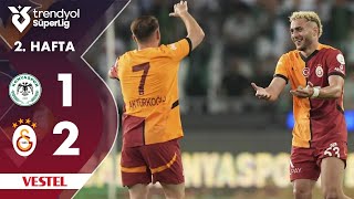 Vestel  Konyaspor 12 Galatasaray  HighlightsÖzet  Trendyol Süper Lig  202425 [upl. by Fredela]