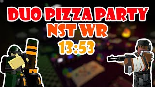 1353 DUO PIZZA PARTY NST WORLD RECORD  Tower Defense Simulator [upl. by Derrek]