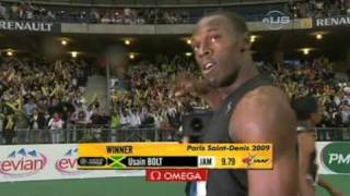 Poor start no problem for Bolt from Universal Sports [upl. by Haroun]