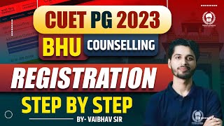 BHU PG 2023 registration process step by step  BHU PG Counselling 2023  Vaibhav Sir [upl. by Alica726]