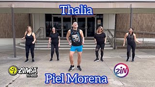 Thalía “Piel Morena” 💃🕺 zumba fitness coreografía [upl. by Gibbons]