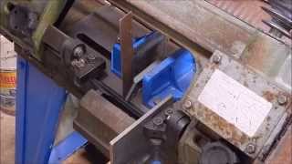 How to make a 4x6 metal bandsaw cut square [upl. by Ethbun]