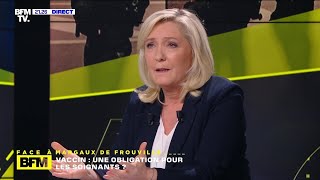 Marine Le Pen est « Face à BFM » revoir l’émission en intégralité [upl. by Tnilc]