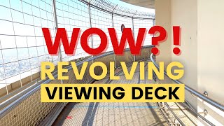 Bangkok Observation Deck Baiyoke SkyTower Thailand  Level 84 360 VIEWS revolving viewing deck [upl. by Rento]