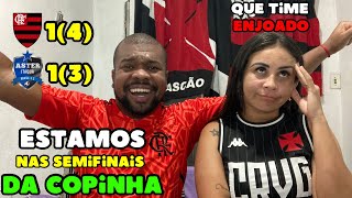 Flamengo x Aster react Mengão vence nos pênaltis e está nas semifinais da Copinha [upl. by Claud111]